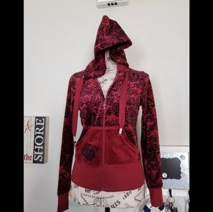 Disney Parks Zip up hoodie Velvet Mickeys Size XS